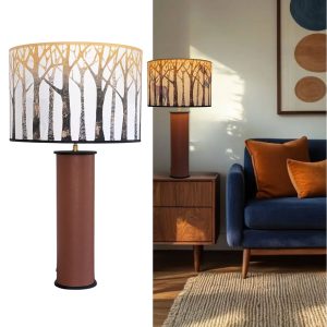 Abat Jour Collection Forets 001A FLEDERMAUS Luminaires Artisanaux Lampe De Createur Modele Shigeru Sceno