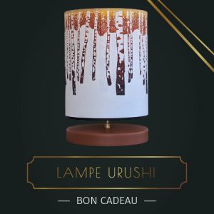 Bon pour une lampe Urushi