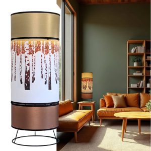 Lampe Kami Collection Forets 001A FLEDERMAUS Luminaires Artisanaux Lampe De Createur Sceno
