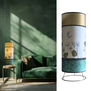 Lampe Kami Collection Forets 002A FLEDERMAUS Luminaires Artisanaux Lampe De Createur Sceno 1