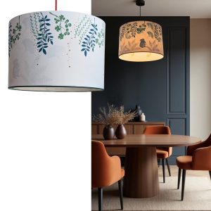 Suspension Simple Collection Printemps 003A FLEDERMAUS Luminaire Artisanal Createur Sceno
